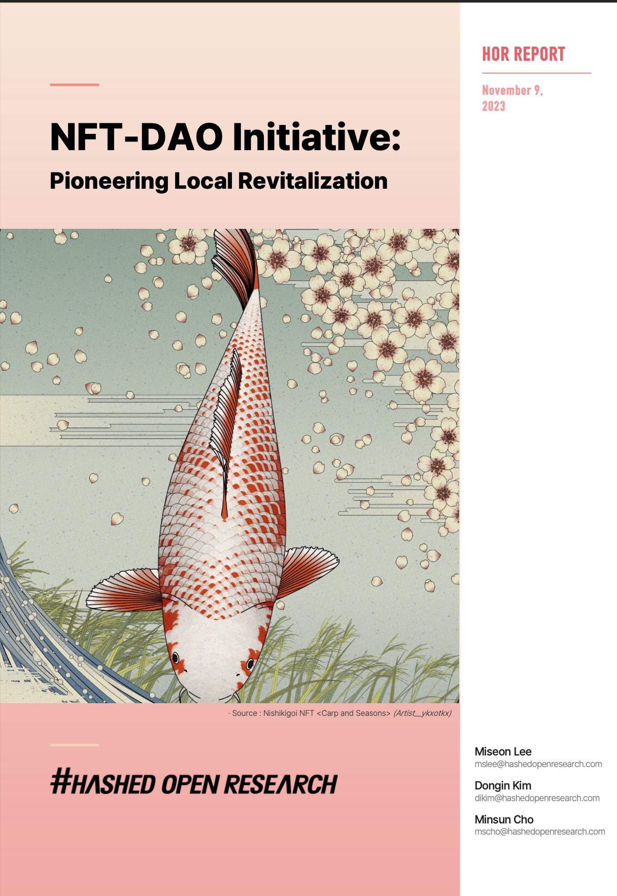 NFT-DAO Initiative: Pioneering Local Revitalization