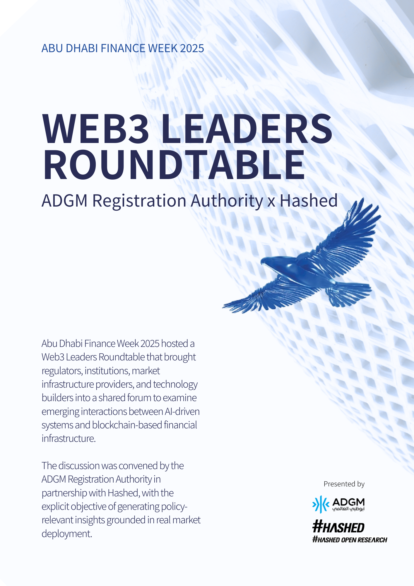 Web3 Leaders Roundtable (ADGM Registration Authority X Hashed)
